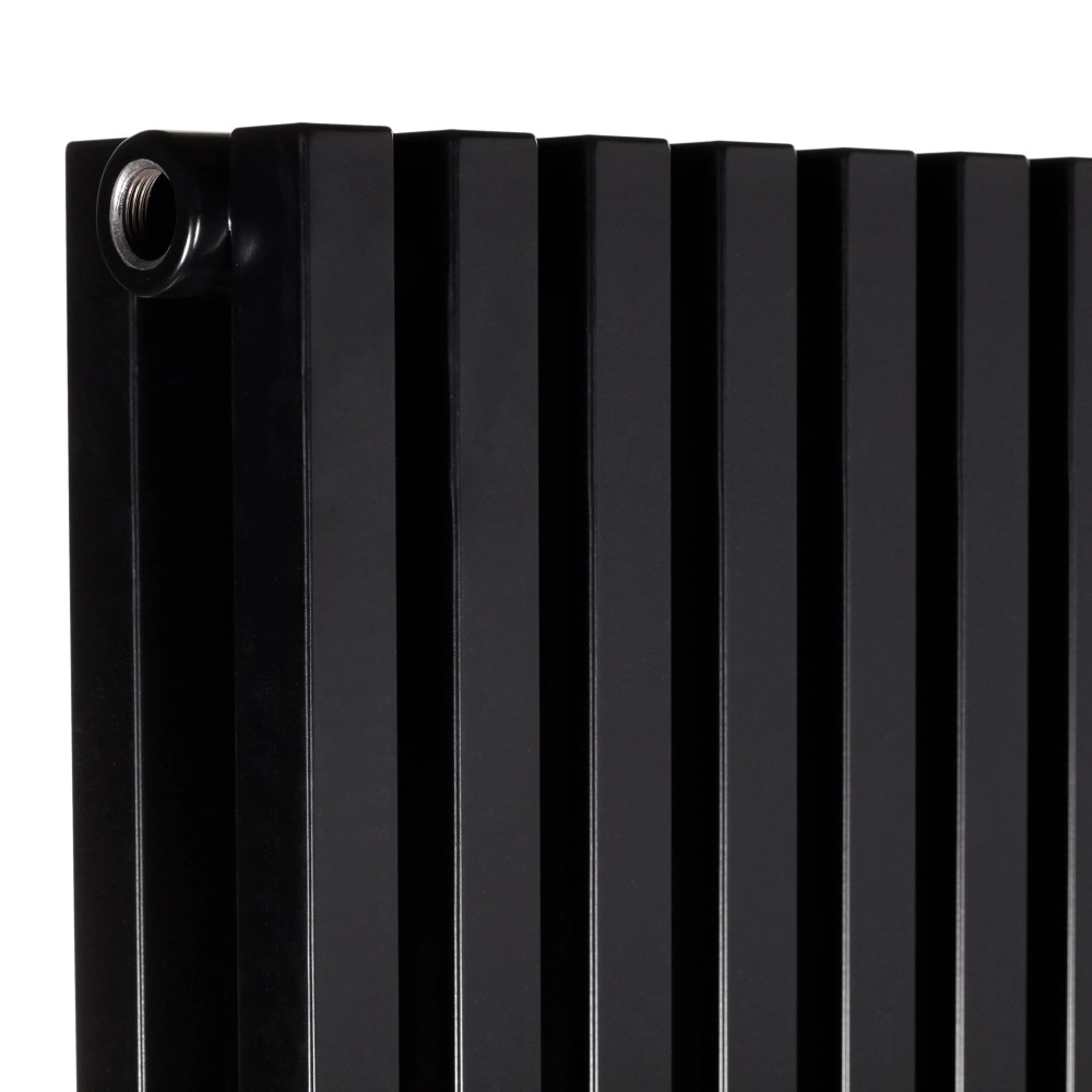 Трубчастий радіатор Betatherm вертикальний Quantum 1 2000x525 (Чорний RAL9005М, підк. №99) Фото - 2